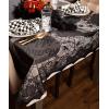 imageDII Black Lace Overlay Tabletop Collection Gothic Halloween Decor Table Runner 18x72 Spider WebHappy Halloween