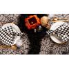 imageDII Black Lace Overlay Tabletop Collection Gothic Halloween Decor Table Runner 18x72 Spider WebSpider Web