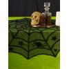 imageDII Black Lace Overlay Tabletop Collection Gothic Halloween Decor Table Runner 18x72 Spider WebSpider Web
