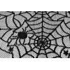 imageDII Black Lace Overlay Tabletop Collection Gothic Halloween Decor Table Runner 18x72 Spider WebSpider Web