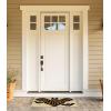 imageDII Decorative Halloween Welcome Mat Durable Outdoor Pet Friendly Coir Doormat Front Door Dcor 17x29 BooBat