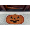 imageDII Decorative Halloween Welcome Mat Durable Outdoor Pet Friendly Coir Doormat Front Door Dcor 17x29 BooJackolantern