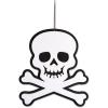 imageDII Fall Home ampamp Party Dcor Spooky Halloween Decorations Indoor ampamp Front Porch Hanging Foam Set Skulls ampamp Crossbones 2 Piece