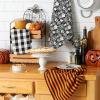 imageDII Halloween Hand Towels for the Kitchen Decorative Spooky ampamp Fun Cotton Printed Dishtowel Set 18x28 JackOLantern 3 CountHaunted Objects