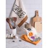 imageDII Halloween Hand Towels for the Kitchen Decorative Spooky ampamp Fun Cotton Printed Dishtowel Set 18x28 JackOLantern 3 CountLets Get Spooky