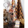 imageDII Halloween Hand Towels for the Kitchen Decorative Spooky ampamp Fun Cotton Printed Dishtowel Set 18x28 JackOLantern 3 CountPumpkin Boo