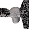imageDII Halloween Napkin Rings Novelty Tabletop Dcor Set 2x15x15 Black Spider 6 PieceSilver Skull