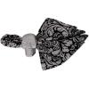 imageDII Halloween Napkin Rings Novelty Tabletop Dcor Set 2x15x15 Black Spider 6 PieceSilver Skull
