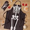 imageDII Happy Halloween Collection Halloween Apron One SizeGold Skull