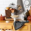 imageDII Happy Halloween Dishtowel Collection Embellished Cotton Kitchen Hand Towel Set 18x28 Home Sweet Haunted Home 3 CountGot It Haunt It