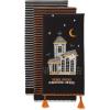 imageDII Happy Halloween Dishtowel Collection Embellished Cotton Kitchen Hand Towel Set 18x28 Home Sweet Haunted Home 3 CountHome Sweet Haunted Home