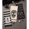 imageDII Happy Halloween Dishtowel Collection Embellished Cotton Kitchen Hand Towel Set 18x28 Home Sweet Haunted Home 3 CountSkeleton