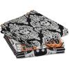 imageDII Happy Halloween Dishtowel Collection Embellished Cotton Kitchen Hand Towel Set 18x28 Home Sweet Haunted Home 3 CountSkull DamaskHaunted House