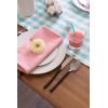 imageDII Solid Pastel Napkin Set Cotton Machine Washable 20x20 Inch Pink Sorbet 6 CountPink Sorbet