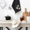 imageDII Spooky Kitchen Towel Collection Halloween Dcor Printed Dishtowel Set 18x28 Bats ampamp Ghosts 2 CountBats  Ghosts