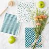 imageDII Swedish Dishcloths for Kitchen ampamp Cleaning Reusable Machine Washable ampamp Dishwasher Safe Biodegradable 775 x 675 Spooky 3 PieceTeal  White