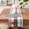 imageDII Valentines Day Table Top Collection Table Runner 14x72 Hearts CollageXoxo Farmhouse Plaid