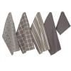 imageDII Assorted Woven Kitchen Set Dishtowel 18x28 Dishcloth 13x13 Red 5 PieceGray