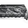 imageDII Black Lace Overlay Tabletop Collection Gothic Halloween Decor Table Runner 18x72 Spider WebHappy Halloween