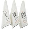 imageDII Halloween Hand Towels for the Kitchen Decorative Spooky ampamp Fun Cotton Printed Dishtowel Set 18x28 JackOLantern 3 CountSkeletons