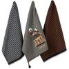 imageDII Happy Halloween Dishtowel Collection Embellished Cotton Kitchen Hand Towel Set 18x28 Home Sweet Haunted Home 3 CountGot It Haunt It