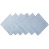 imageDII Solid Pastel Napkin Set Cotton Machine Washable 20x20 Inch Pink Sorbet 6 CountLight Blue