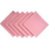imageDII Solid Pastel Napkin Set Cotton Machine Washable 20x20 Inch Pink Sorbet 6 CountPink Sorbet