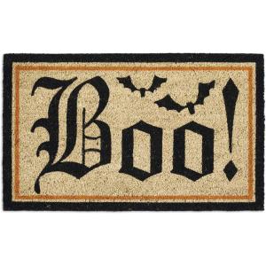imageDII Decorative Halloween Welcome Mat Durable Outdoor Pet Friendly Coir Doormat Front Door Dcor 17x29 BooBoo