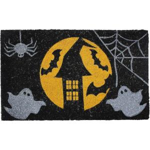 imageDII Decorative Halloween Welcome Mat Durable Outdoor Pet Friendly Coir Doormat Front Door Dcor 17x29 BooFull Moon