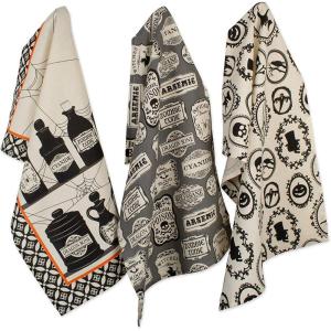 imageDII Halloween Hand Towels for the Kitchen Decorative Spooky ampamp Fun Cotton Printed Dishtowel Set 18x28 JackOLantern 3 CountHocus Pocus