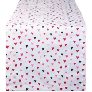 imageDII Valentines Day Table Top Collection Table Runner 14x72 Hearts CollageConfetti Hearts