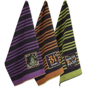 imageDII Witchful Thinking Collection Halloween Kitchen Dcor Dish Towel Set 18x28 Happy Howloween 3 PieceHocus Pocus