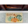 imageDII Natural Coir Outdoor Welcome Doormat Thanksgiving ampamp Fall Front Door Mat Porch Dcor 17x29 Give ThanksThankful Pumpkins
