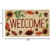 imageDII Natural Coir Outdoor Welcome Doormat Thanksgiving ampamp Fall Front Door Mat Porch Dcor 17x29 Give ThanksWelcome Autumn