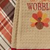 imageDII Pumpkin Spice Fall Kitchen Towels Collection Durable Cotton Cloth Decorative and Absorbent Dish Towel Set 18x28 Autumn 3 PieceLeftovers