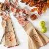imageDII Pumpkin Spice Fall Kitchen Towels Collection Durable Cotton Cloth Decorative and Absorbent Dish Towel Set 18x28 Autumn 3 PieceLeftovers