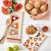 imageDII Pumpkin Spice Fall Kitchen Towels Collection Durable Cotton Cloth Decorative and Absorbent Dish Towel Set 18x28 Autumn 3 PiecePie Slice