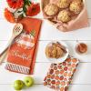 imageDII Pumpkin Spice Fall Kitchen Towels Collection Durable Cotton Cloth Decorative and Absorbent Dish Towel Set 18x28 Autumn 3 PieceThankful Check