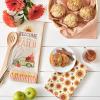 imageDII Pumpkin Spice Fall Kitchen Towels Collection Durable Cotton Cloth Decorative and Absorbent Dish Towel Set 18x28 Autumn 3 PieceTruck