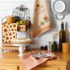 imageDII Pumpkin Spice Fall Kitchen Towels Collection Durable Cotton Cloth Decorative and Absorbent Dish Towel Set 18x28 Autumn 3 PieceTruck