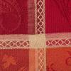 imageDII Traditional Harvest Wheat Jacquard Collection Thanksgiving Fall Table Dcor Damask Cotton Square Napkin Set 20x20 Wine Red Botanical 6 PieceBurnt Orange Pumpkin Vine