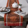 imageDII Traditional Harvest Wheat Jacquard Collection Thanksgiving Fall Table Dcor Damask Cotton Square Napkin Set 20x20 Wine Red Botanical 6 PieceWine Red Botanical