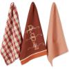 imageDII Pumpkin Spice Fall Kitchen Towels Collection Durable Cotton Cloth Decorative and Absorbent Dish Towel Set 18x28 Autumn 3 PieceAutumn