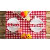imageDII 100 Polyester Spill proof and Waterproof Machine Washable Tablecloth for Outdoor Use 60x84quot Red Check Seats 6 to 8 People120 x 60 Rectangular