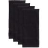 imageDII Basic Terry Collection Waffle Dishtowel Set 15x26 Solid Honey Gold 4 PieceSolid Black