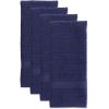 imageDII Basic Terry Collection Waffle Dishtowel Set 15x26 Solid Honey Gold 4 PieceSolid Blue
