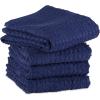 imageDII Basic Terry Collection Waffle Dishtowel Set 15x26 Solid Honey Gold 4 PieceSolid Blue