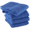 imageDII Basic Terry Collection Waffle Dishtowel Set 15x26 Solid Honey Gold 4 PieceSolid Blueberry
