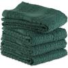 imageDII Basic Terry Collection Waffle Dishtowel Set 15x26 Solid Honey Gold 4 PieceSolid Dark Green