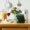imageDII Basic Terry Collection Waffle Dishtowel Set 15x26 Solid Honey Gold 4 PieceSolid Dark Green
